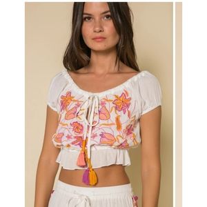 Raga embroidered top